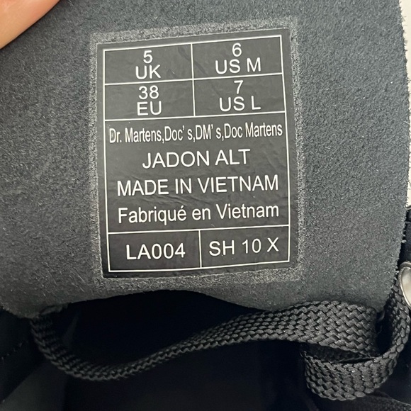NEW Dr Martens Jadon Alt platform Moto boots black 7 - Picture 13 of 15